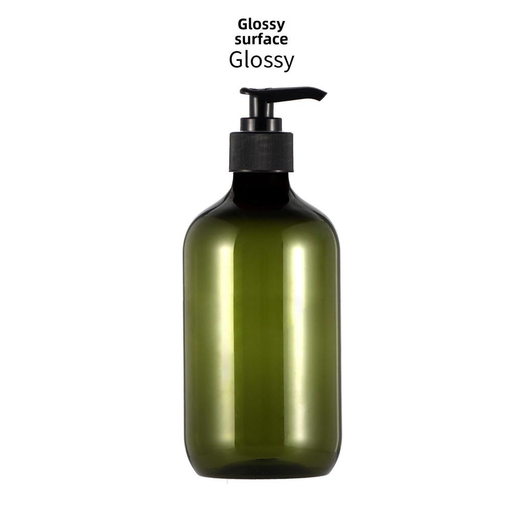 500ml Frosted PET Round Shoulder Shower Gel & Shampoo Bottle