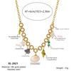European & American Ocean Beach Style 18K Gold Seashell Pendant Necklaces for Women, Stainless Steel, Light Luxury.