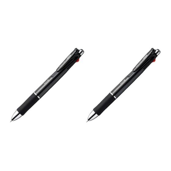 Zebra Clip-On Multi 1000 4-Color Ballpoint Pen + Mechanical Pencil, Black (0.7mm Ballpoint, 0.5mm Lead)