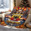 Coperta con Motivo Go Ahead Eagles per Decorazione Casa, Letto, Divano, Viaggio in Auto, Campeggio, Adatta a Tutte le Stagioni, Regalo di Compleanno Natale