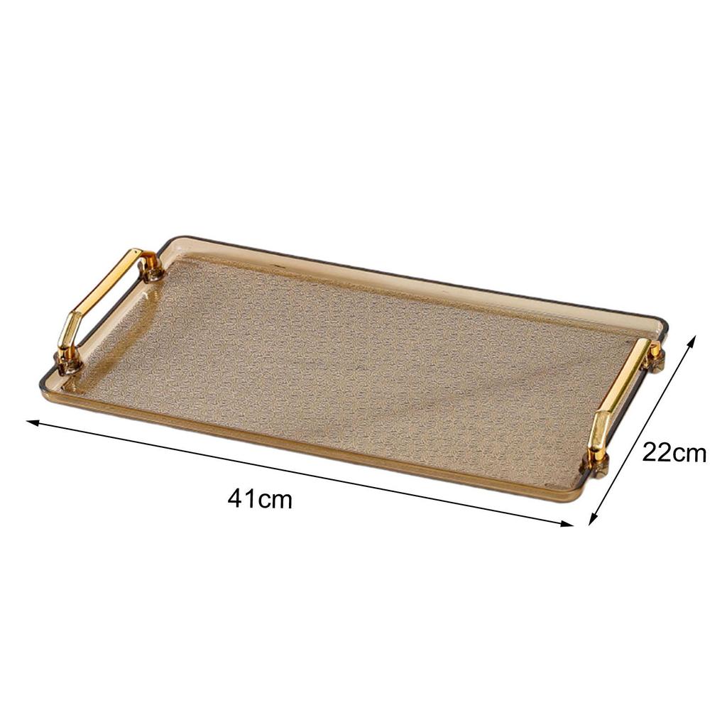 Vanity Tray Dish Serving Tray Storage Organizer Plate for Living Room Guest Room