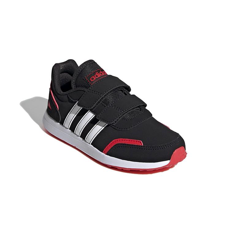 Adidas Neo Vs Switch Breathable Low top Kids' Skateboarding Shoes Black Red White Children Aged 3 7 Years Old FW3984