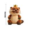 Cute Ka'y Beaver Plush Toy, Green Lizard Realistic Plush Toy Doll