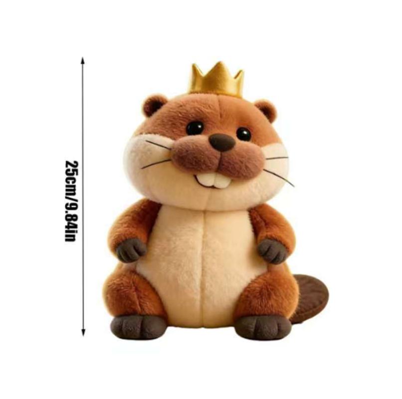Cute Ka'y Beaver Plush Toy, Green Lizard Realistic Plush Toy Doll