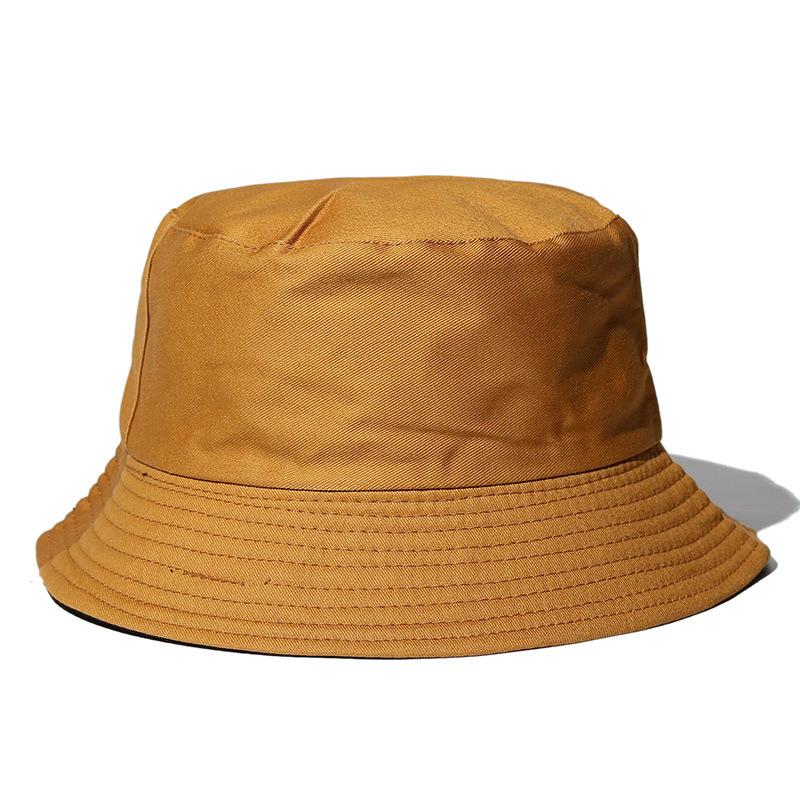 Solid Cotton Bucket Hats For Women Men Student Autumn Winter Unisex Folding Caps Hip Hop Gorros Outdoor Casual Panama Bucket Cap