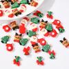 10/20pcs Christmas Mix Resin Crafts Ornament Mini Santa Claus Xmas Tree Figurine DIY Decorations New Year Gifts Party Supplies