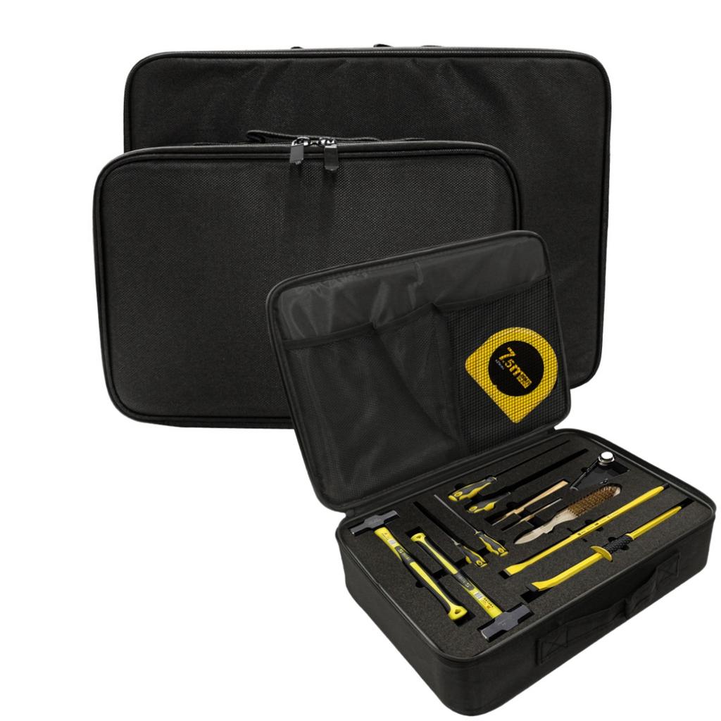 1pc Portable High-Capacity Instrument Equipment Tool Bag Made Of Thick Oxford Cloth Wear-Resistant Durable Sponge Storage Bag