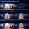 234LED Solar Lights Human Body Sensor Lights Garden Lights Street Lights Terrace Lighting Garage and Courtyard Wall Lights