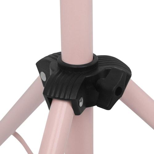 Kirnuo Folding Music Stand, Metal, Lightweight and Portable, Compact, Adjustable Height, Reinforced Triangular Structure, Stable, Adjustable Angle, Mu