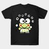Women's Fashion Round Neck Short-sleeved Cut Of Keroppi Print T-shirt Summer Casual Slim T-shirt