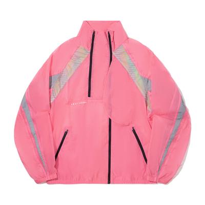 Li Ning X Taka Sha Samenwerking Sport Casual Eenvoudige Letter Losse Opstaande Kraag Jas Unisex Jas Morgenrood AFDVC23-4