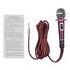 Dynamic Handheld Cardioid Condenser Microphone Wired Mic 4.5m 15ft Cable 6.35mm Plug for Music Singing Karaoke Stage