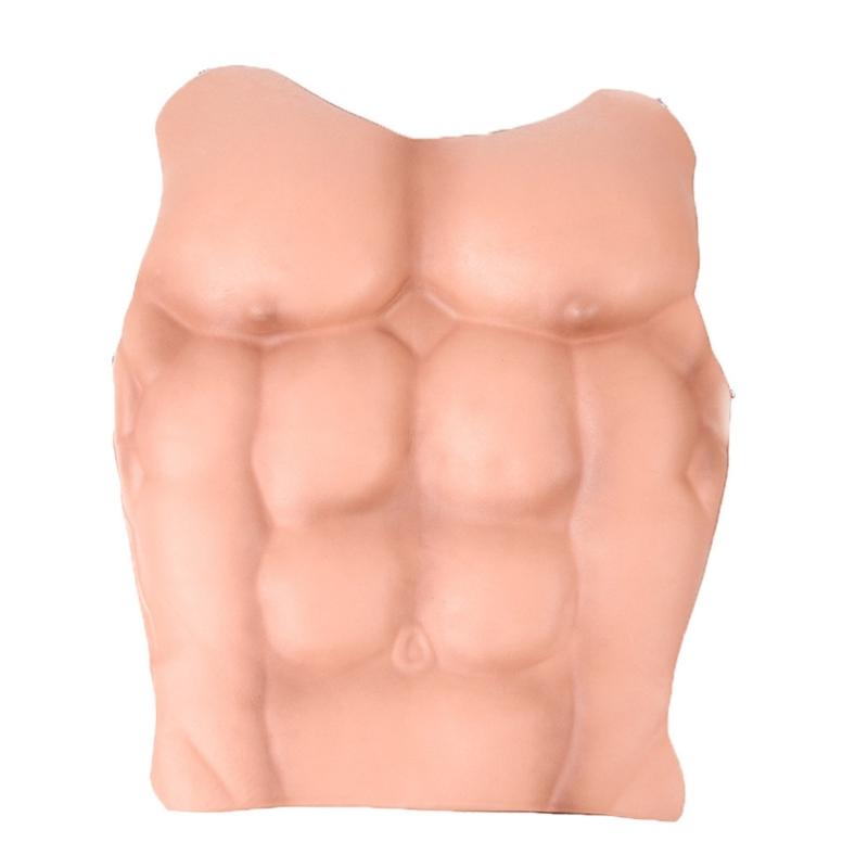 Falsche Muskelbrust Requisiten Cosplays Make-up Kostüm Brust für Cosplays Party Kostüm Fake Muskel Requisit Kostümzubehör