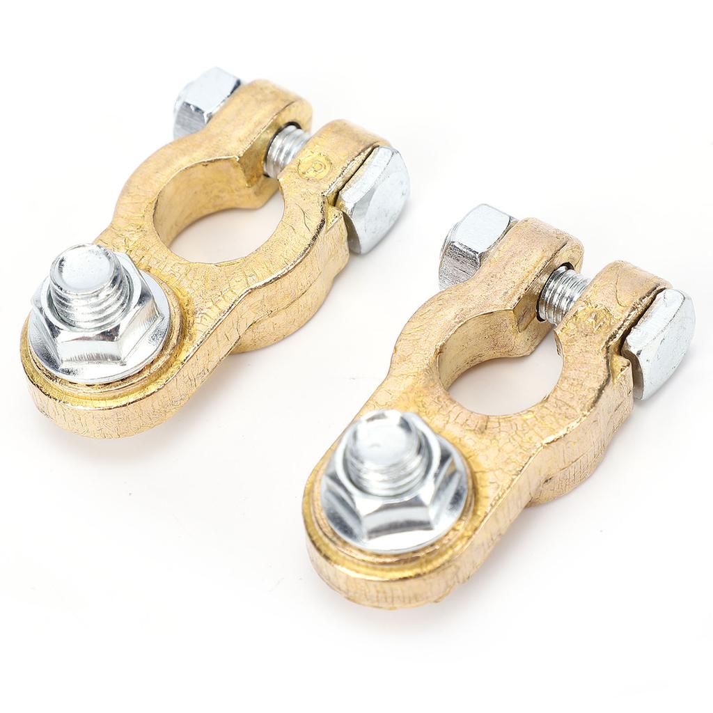 Brass Battery Terminal Connector Top Post Positive Negative Car Battery Terminal Connector for Boat RV