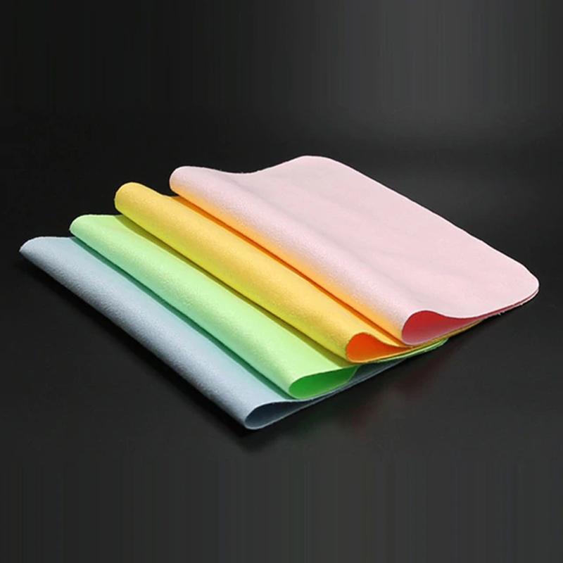 

1-20pcs Glasses Cleaning Cloth Chamois Glasses Cleaner Microfiber Glasses Cleaning Cloth For Lens Phone Screen Cleaning Wipes 10x10cm 1pc