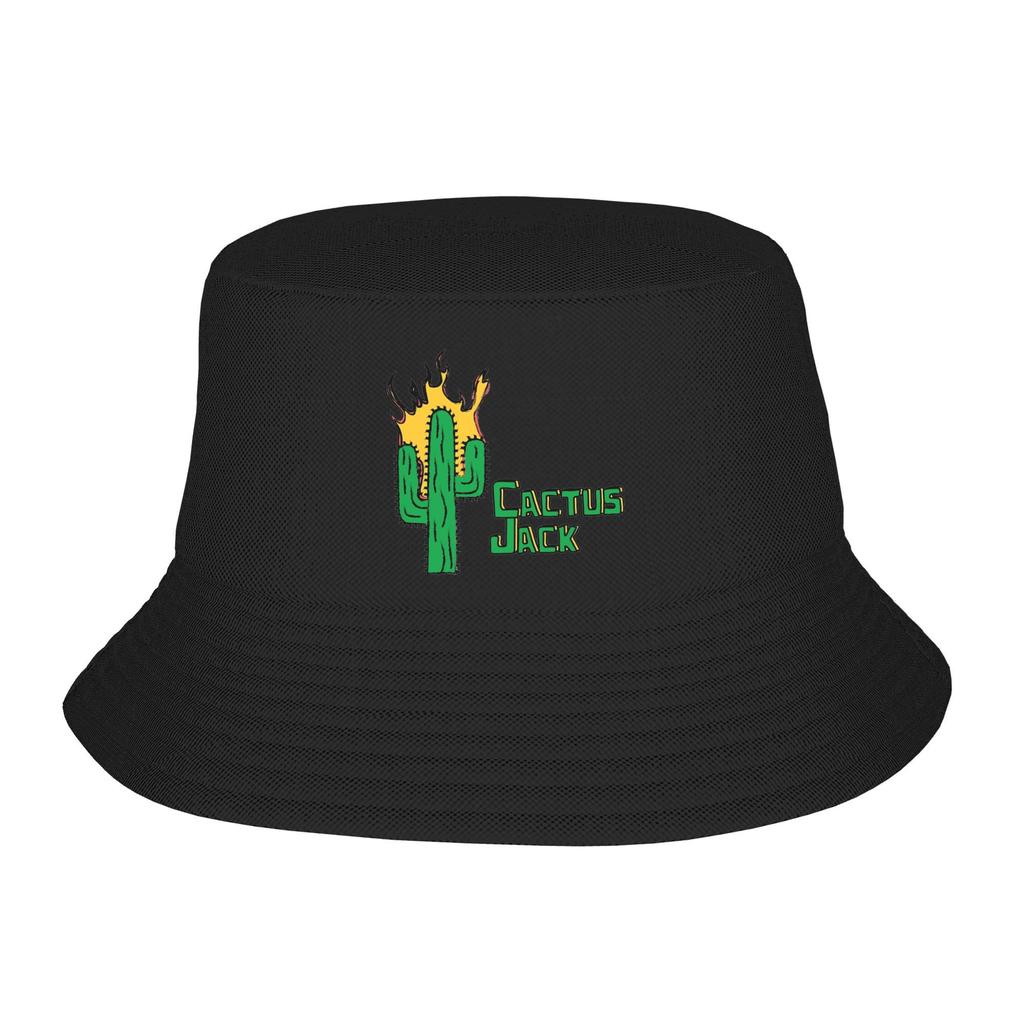 Cactus Jack Face Travis Bucket Hats Spring Headwear Accessories Rapper Fisherman Hats for Camping Woman Ispoti Cap Lightweight