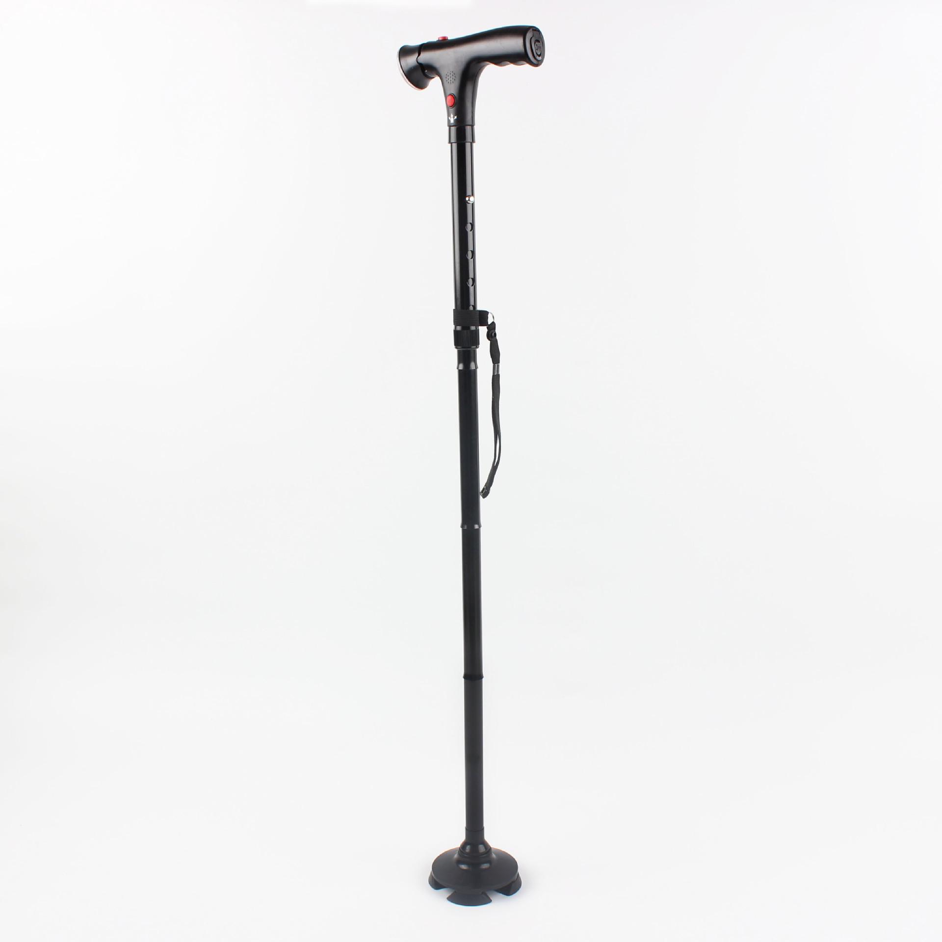 

Многофункциональный складной алюминиевый костыль с двойной рукояткой для походов на открытом воздухе и помощи пожилым людям