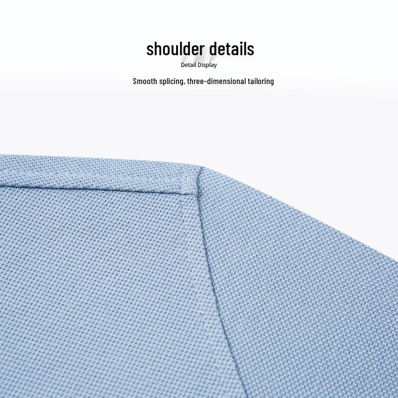Hodo Men's Cooling Pure Cotton Business Casual Polo Shirt