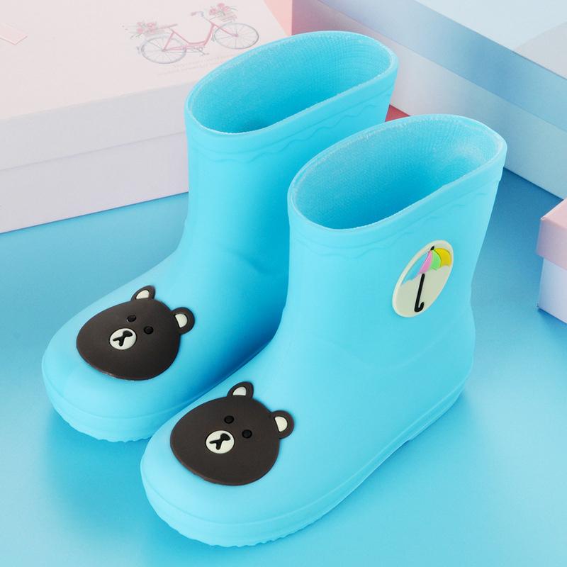 

Children Fashion Rain Boots Little Kids Autumn And Winter Cartoon Animal Water Shoes For Boys And Girls Children Pvc Shoes Y 30