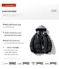 Men's Trendy Korean Style Hooded Cotton Jacket - Winter Bestseller, Thickened Two-Piece Design.