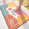 Diatom Mud Cushion Absorbent Mat Toilet Entry Door Non-slip Mat Bathroom Foot Mat Toilet Entry Carpet