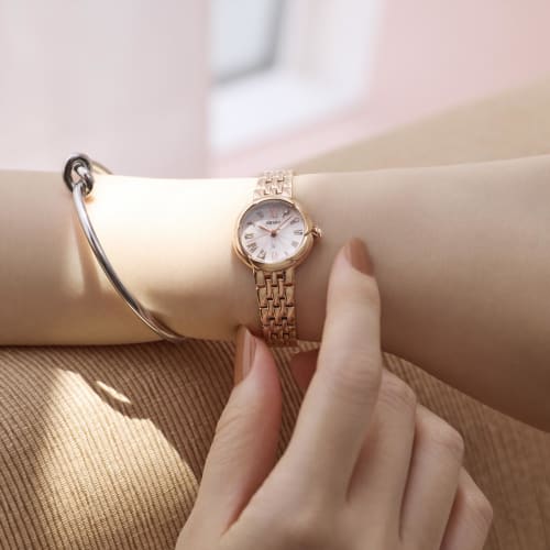 Seiko Watch LUKIA Grow SSWA008 Women's Pink Gold Watch