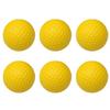 42,6 mm Golfball PU Weicher Monolayer Golf Trainingsball für Indoor-Übung Zubehör Gelb 20 Stück