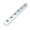 20x20mm 1/4" BSP 2/3/4/5/6/7/8/9 Wege Aluminium Pneumatikfitting Verteilerblock Splitter Luft Wasser Gas Öl
