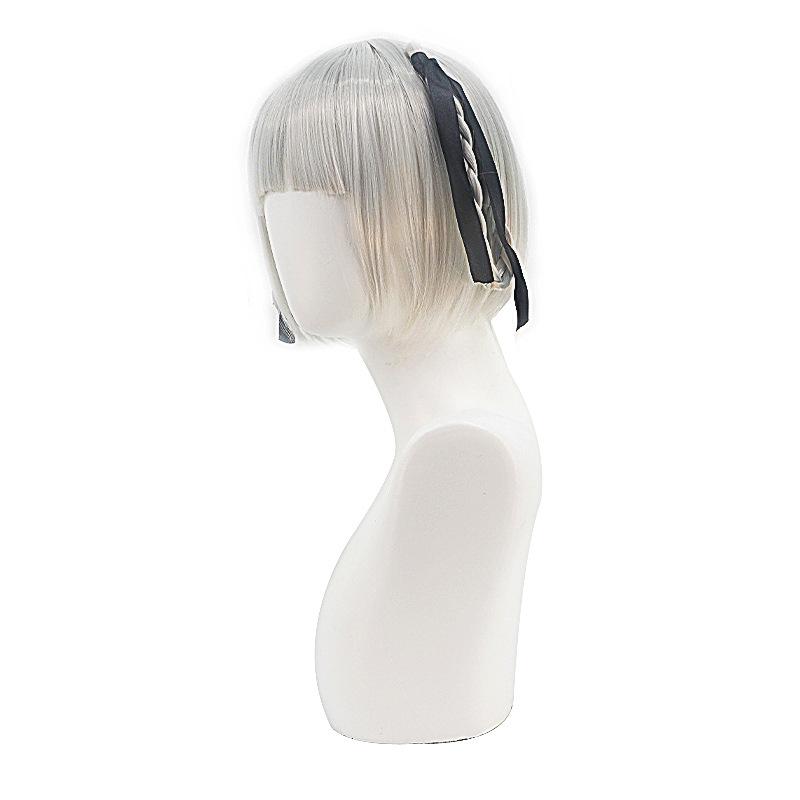 Anime Wig Hair Kakegurui Wig Kirari Momobami Cosplay Halloween Carnival Women Girls Wig Twist Braided Circle Student Council Cosplay Wig