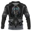 Tattoo Armor 3d Digital Printed Sweatshirt Hoodie Coat Men's Sweatshirt