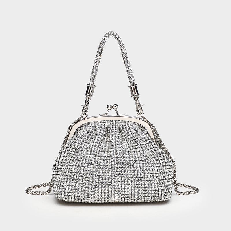 Rhinestone Diamond Sparkling Evening Clutch Handbag Crossbody Bag