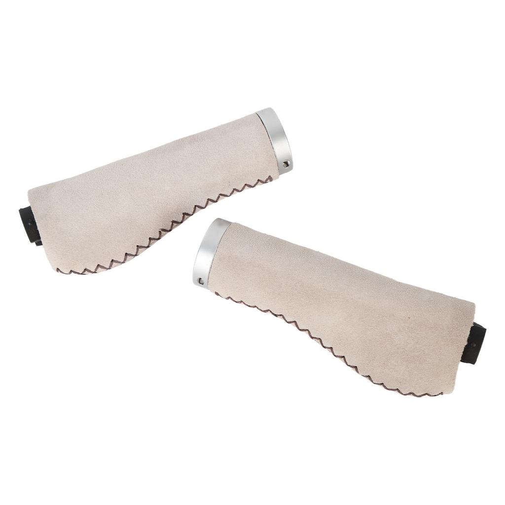 Fahrradlenkergriffe Verhindern Rutschen Ergonomisches Design Kunstleder Fahrradlenkergriffe mit Lenkerenden für Mountainbikes