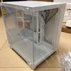 DIY White Gaming Desktop Computer Case,MATX Full-side Transparent Water-cooled Sea View Room Design,Suitable Custom PC Builds