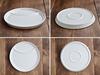 Servise East Divider Tallerken Rund 2 Lunsj 22cm Hvit
