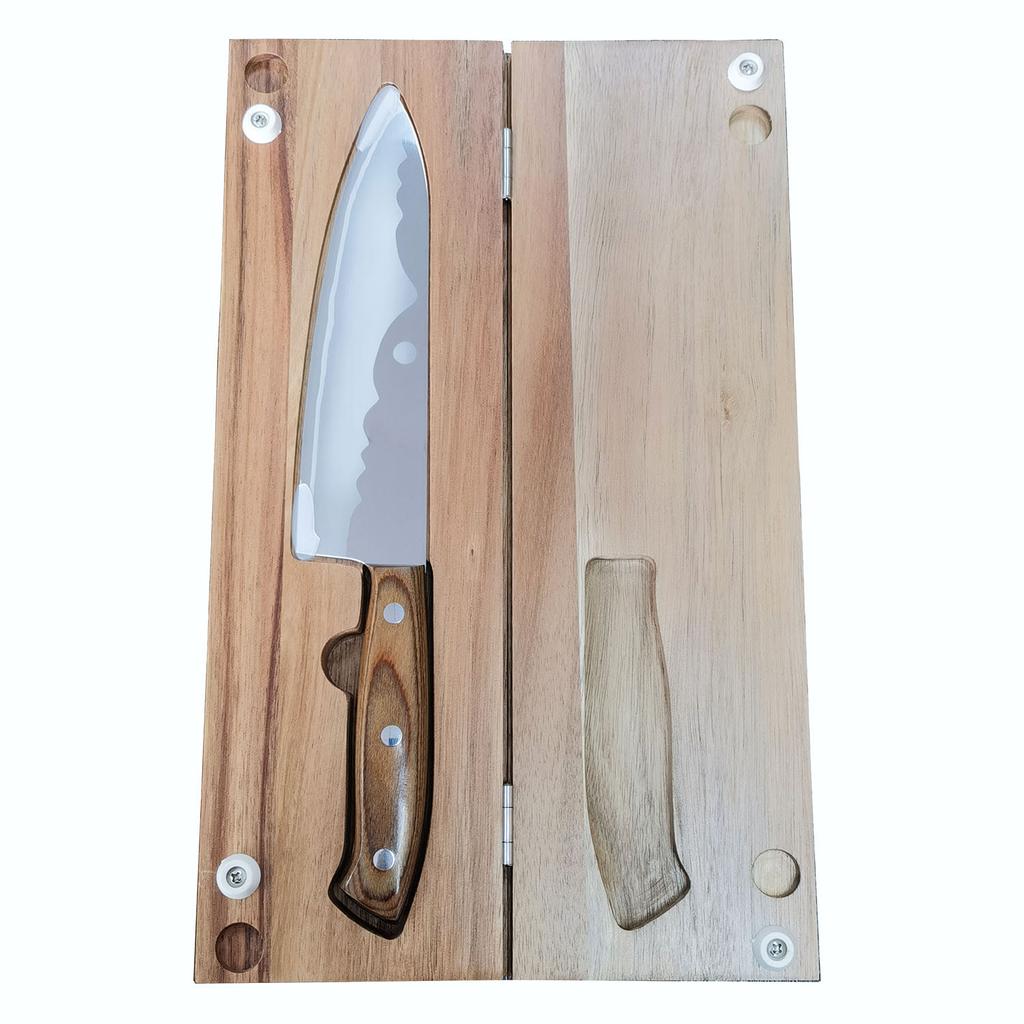 6.7 Inch Chef Knife Wood Handle 3 Layers Clad Steel 10Cr15CoMoV Blade Sharp Cleaver Slicing Japanese Kitchen Knife Cooking Tools
