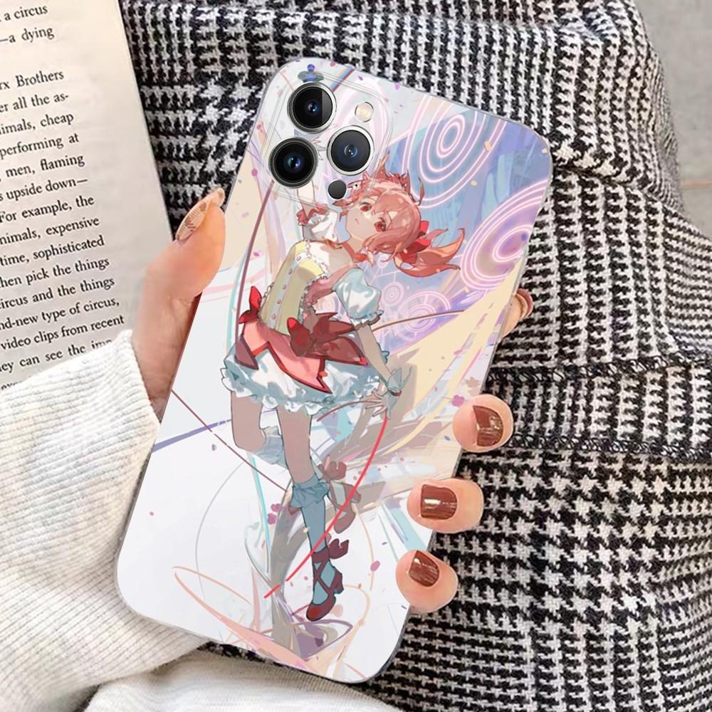 Puella Magi Madoka Magica Phone Case For IPhone 16 15 14 13 12 Mini 11 Pro XS Max X XR SE 6 7 8 Plus Soft Silicone Cover