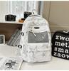 Schoolbag Star Printed Transparent Backpack Junior High School Student Teen Campus Large Capacity High Value School Bag Unisex
