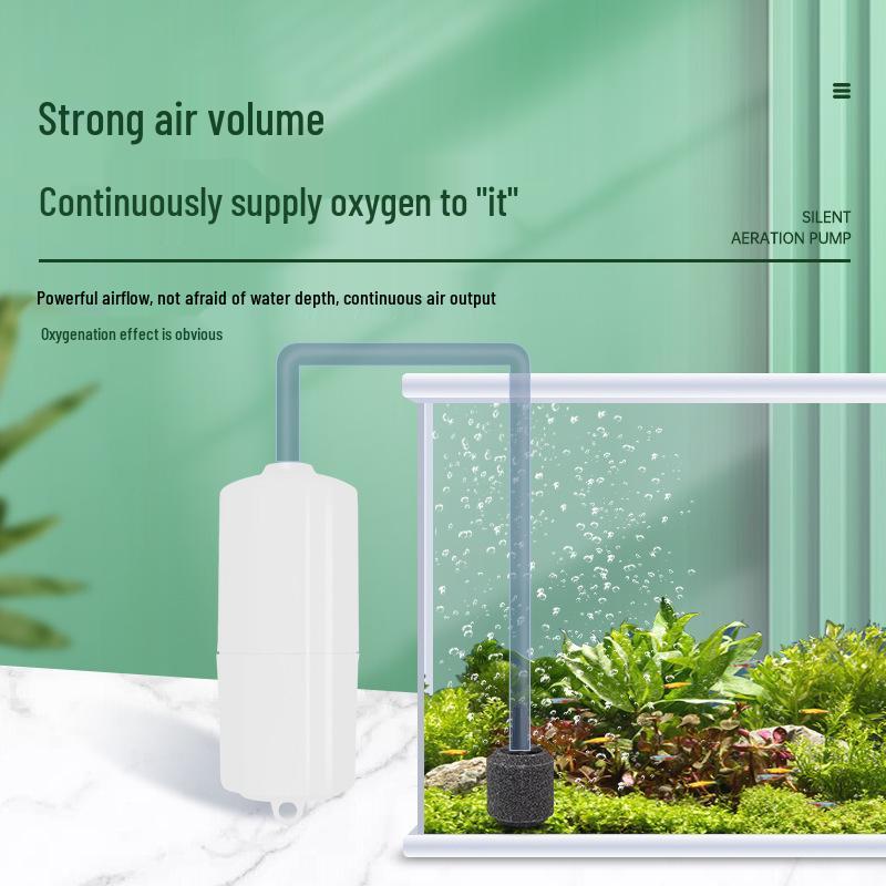 Silent Mini USB Oxygenator Pump for Fish Tanks and Outdoor Fishing
