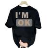 Trendy Brand Short-Sleeved Pure Cotton Men'S Printed T-Shirt Trendy Men'S And Women'S Versatile Round Neck T-Shirt Men'S