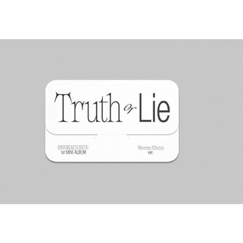 

Первый мини-альбом Хван Мин Хён «Truth or Lie»(Альбомы Weverse Вер.)