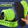 2pc Sport Insole Absorb Sweat Sole Pads Feet Shock Absorption Baskets Shoe Sole Arch Support Orthopedic Inserts Super Soft Shoes