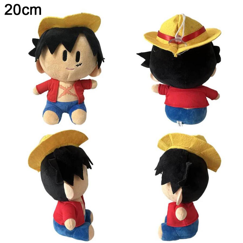One Piece Plush Toy Japanese Anime Luffy Zoro Ace Sabo Character Pendant Doll Padding Classic Cute Beautiful Gift For Kid Toy