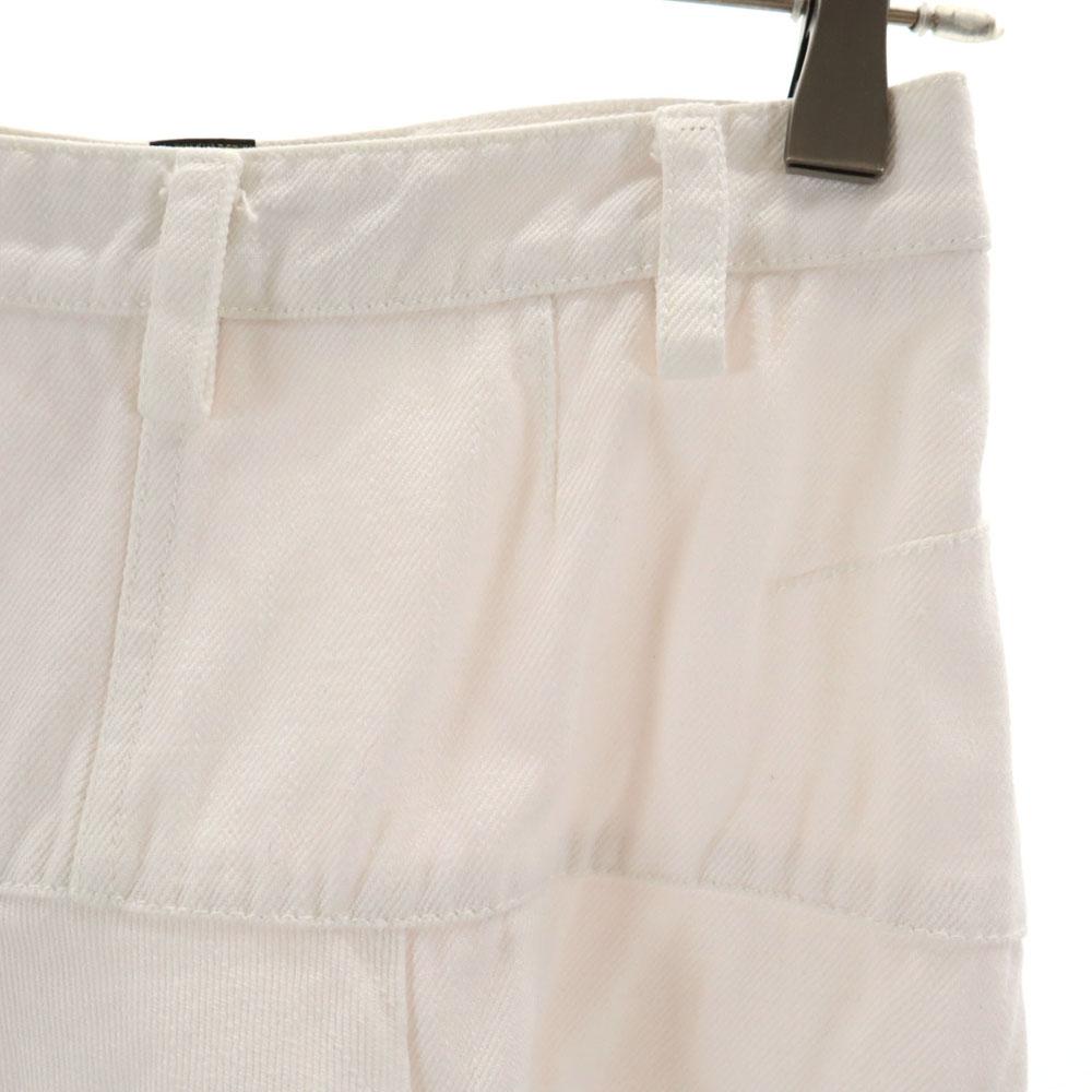 LOUIS VUITTON Made in France Linen Blend Midi length Denim skirt 34 Women Used