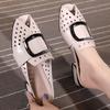 Fashion GKTINOO Women Slipper's 2025 Ladies Summer Slippers Shoes Women Low Heels Fashion Mules Summer Shoes Genuine Leather Large Size