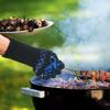 Guantes de barbacoa engrosados, guantes para horno de alta temperatura, resistentes al fuego de 500 a 800 grados, guantes para barbacoa con aislamiento térmico para microondas