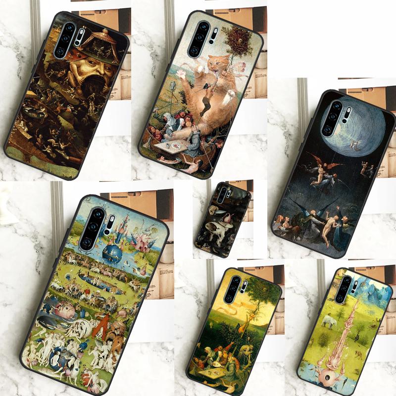 

Чехол с художественной росписью Hieronymus Bosch для Huawei P40 Lite P20 P30 Nova 11 Pro 9 10 SE 3i 7i 11i 5T Y60 Y61 Y70 Y90 Y91, чехол Huawei Nova 3i