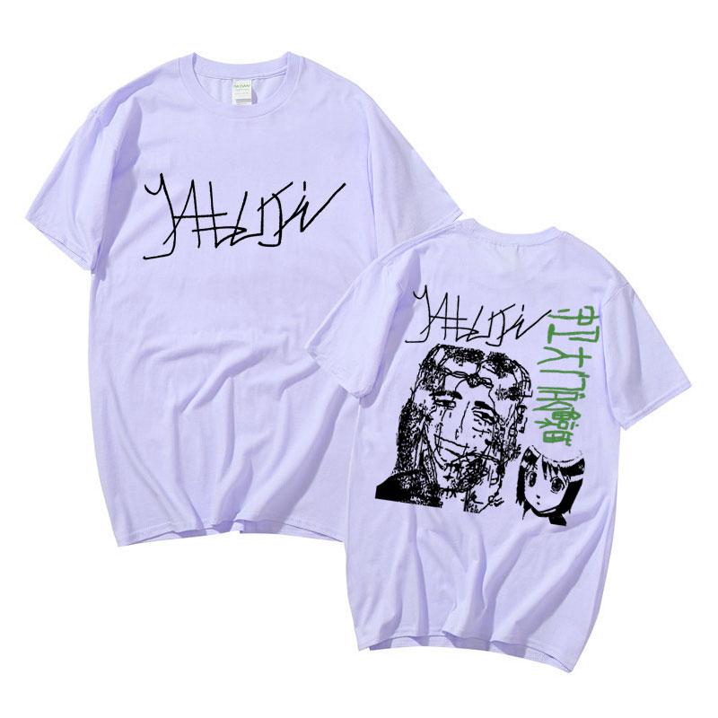 Yabujin Double Sided Printed T-shirt Summer Men Women Fashion Tshirt Male Hip Hop Tees Unisex 100% Cotton T Shirt Short Sleeve
