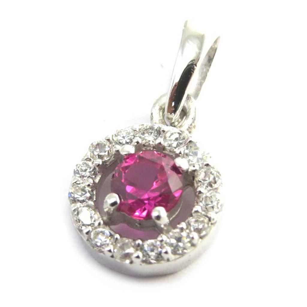 

Les Trésors De Lily [N3013] - Серебряный кулон Sissi с белым рубином