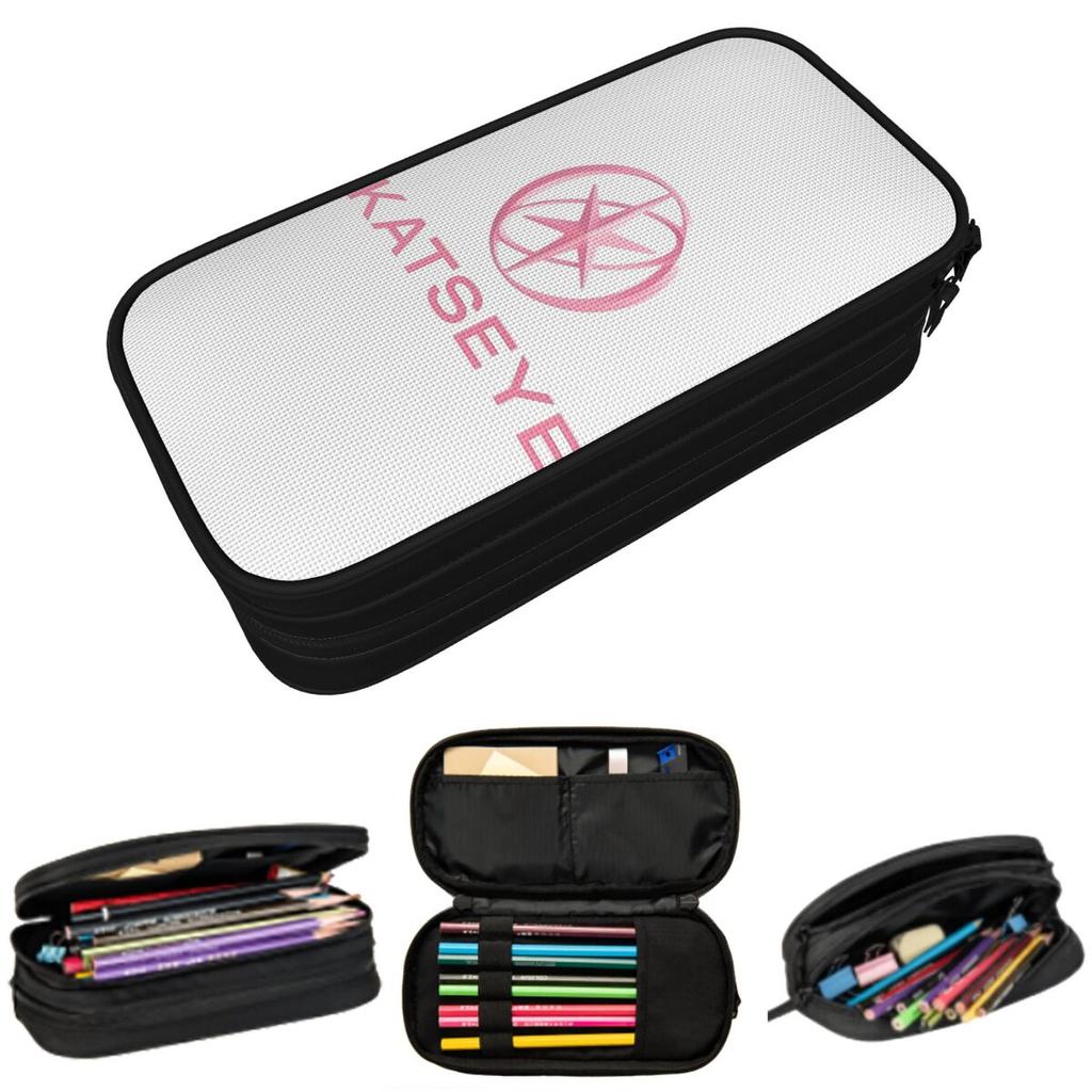 KATEYE Kpop Group Pencil Case for Boy Girl Gifts Pen Box Pencil Bag Stationery Supplies Pen Holder Bag