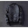 Men's Plus Size Reversible Winter Bomber Jacket - Extra Thick Cotton Baseball Style Coat